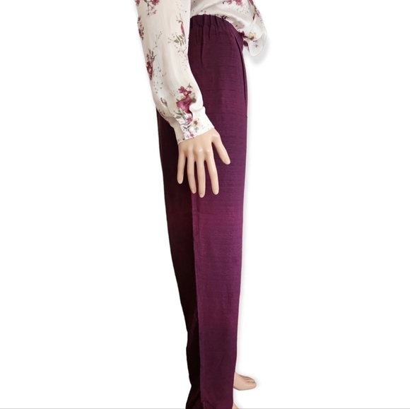 Alix Taylor Purple Straight Leg Trousers - Picture 3 of 7